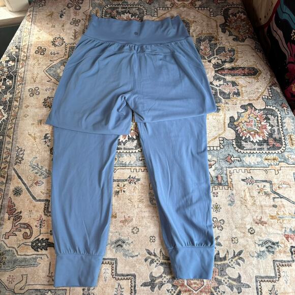 Athleta Salutation Jogger Pants Athletic Yoga Leggings Light Blue Size Small - Picture 5 of 8